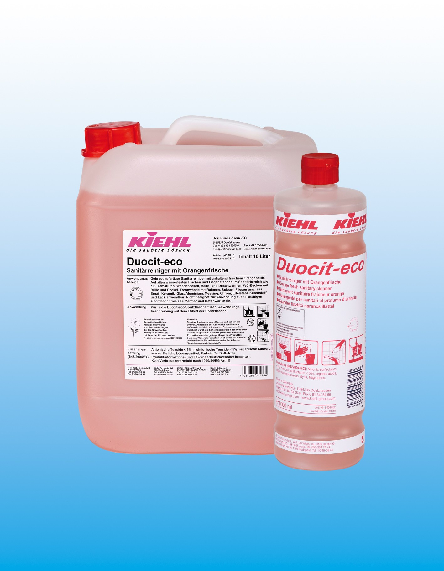 Duocit-eco / базовое кислотное ср-во для уборки санитарных помещений - фото - 1